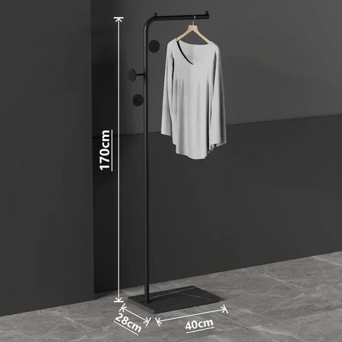lightweight and modern Nordic clothes rack for stylish storage - vue 28 sur 41