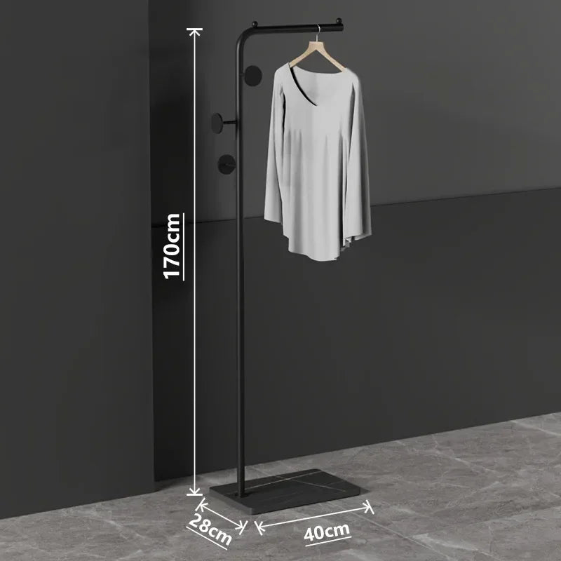 lightweight and modern Nordic clothes rack for stylish storage - vue 27 sur 41