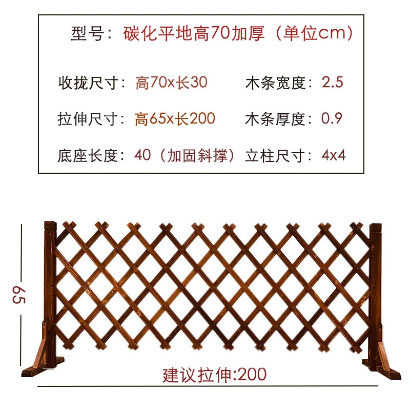 solid wood fence for garden and pets - vue 15 sur 22