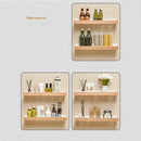 wooden shelf corner bracket without drilling for storage