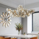 Luxury sunflower glass chandelier creative design for modern spaces