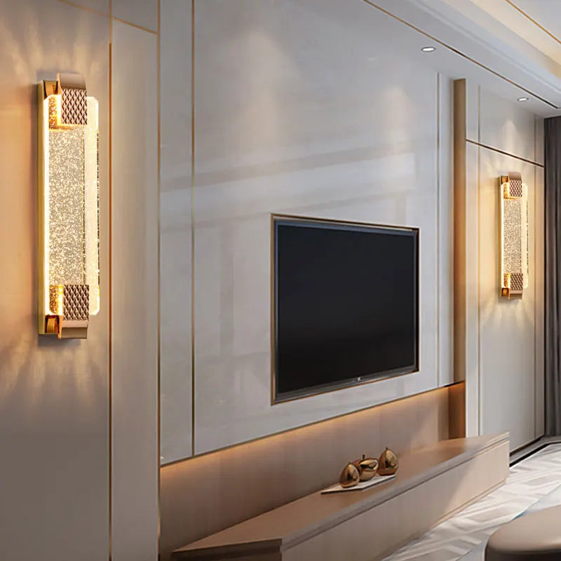 Modern nordic luxury crystal wall sconce decorative lighting