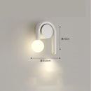 Nolvety wall light 2 LED bedroom bedside table lamp eye protection no flicker