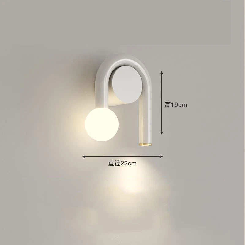 Nolvety wall light 2 LED bedroom bedside table lamp eye protection no flicker - vue 5 sur 8
