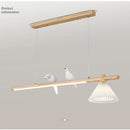 modern wooden chandelier creative pendant light for home decor