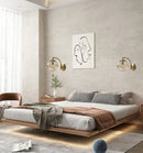 Nordic glass LED wall light