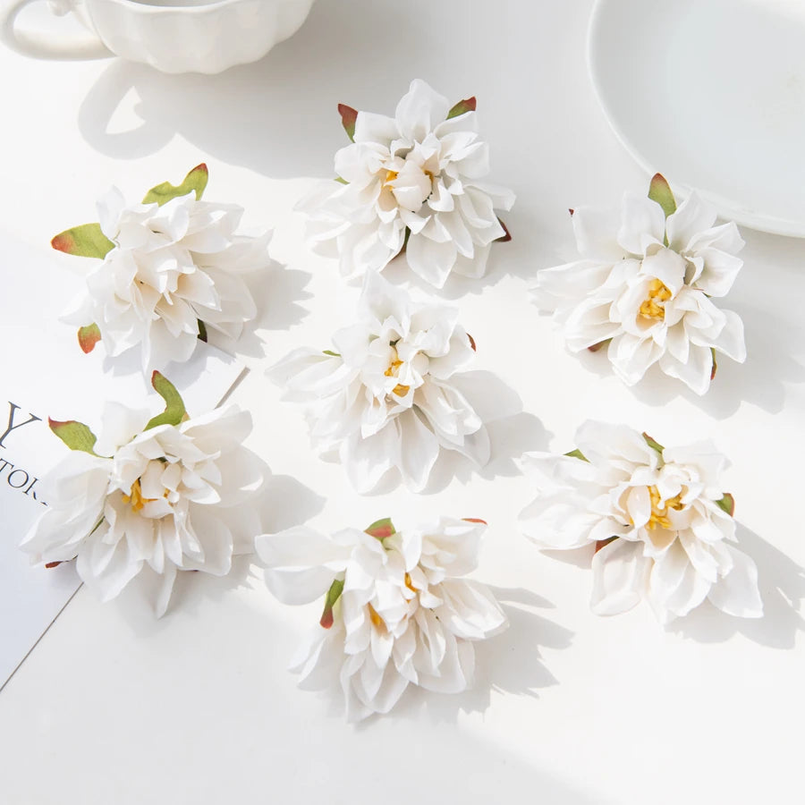 Set of 20 silk wall flowers for varied decoration - vue 11 sur 15