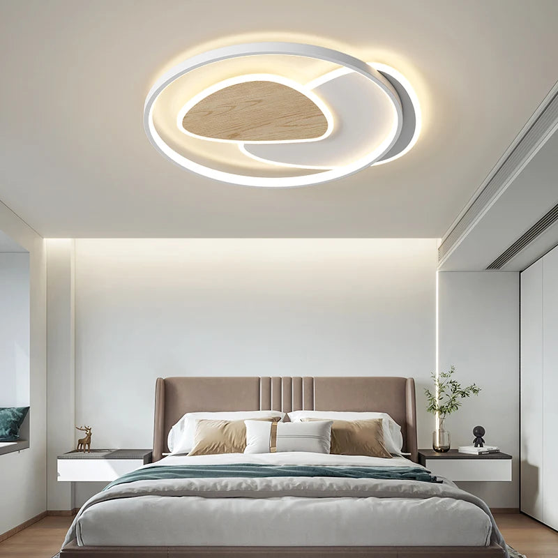 2023 Led Ceiling Light Ceiling Chandelier Simple Modern Ceiling Light Bedroom Light Home Decoration Room Led Light Fixture - vue 3 sur 8