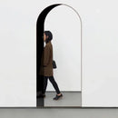 Nordic frameless full-length mirror for interior decor