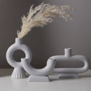 Nordic concrete candle holder for modern interior decor