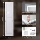 full-length tilting LED mirror with stand and adjustable light