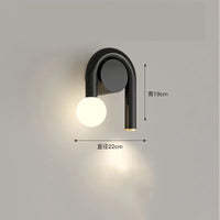 Nolvety wall light 2 LED bedroom bedside table lamp eye protection no flicker