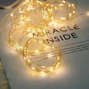 Waterproof led copper wire string lights for festive decorations