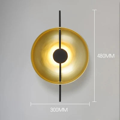 Nordic postmodern LED wall light for hotel lighting - vue 8 sur 8