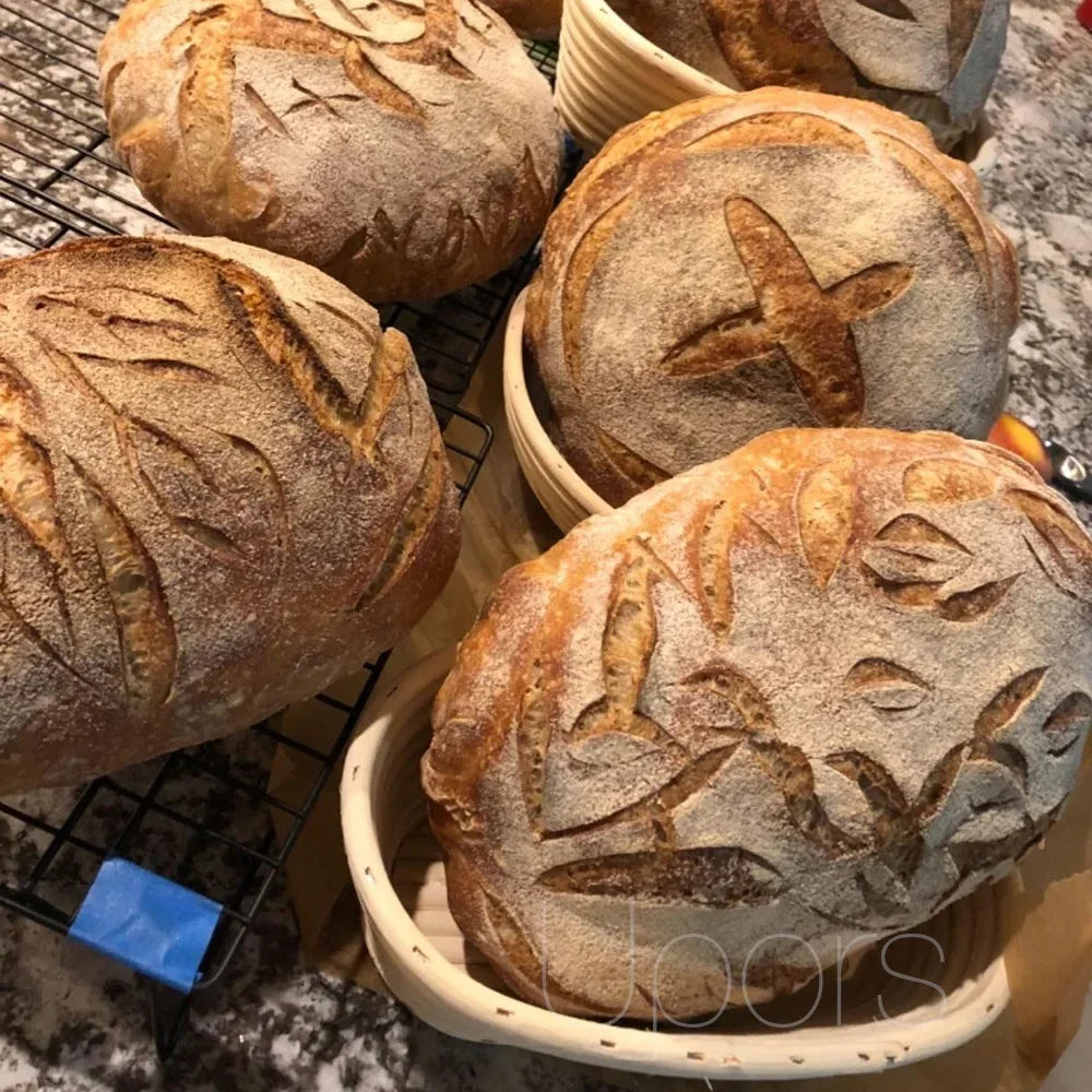 Handmade natural rattan bread proofing basket for sourdough fermentation - vue 10 sur 21