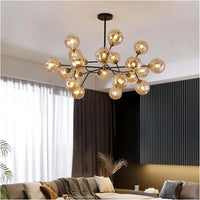 Modern glass pendant chandelier for interior decoration