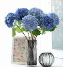 Silk artificial hydrangea bouquet for weddings and festive decorations