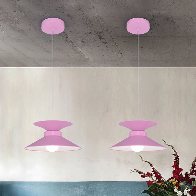 Nordic creative bar chandelier long line pendant light