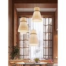 Japanese fabric chandelier for restaurants and bars