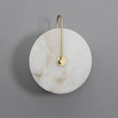 Natural marble LED wall light
