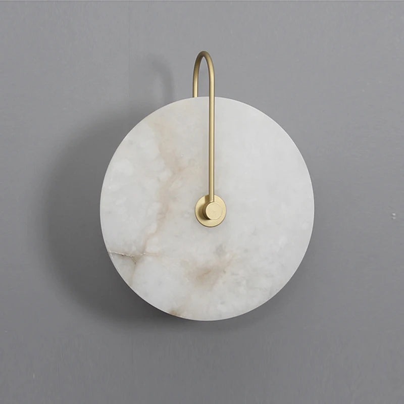 Natural marble LED wall light - vue 6 sur 19