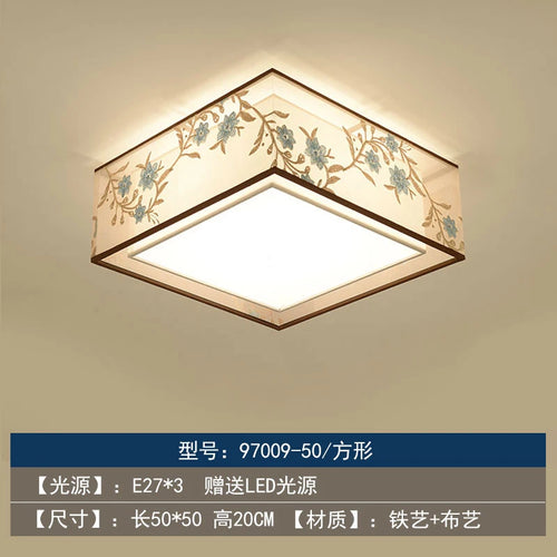 Retro Chinese chandelier for elegant and cosy lighting - vue 8 sur 17