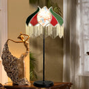 Retro fabric LED floor lamp for elegant decor