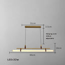 Minimalist LED chandelier trendy 2022 pendant lighting