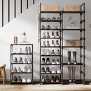 vertical shoe organizer for 35 to 45 pairs