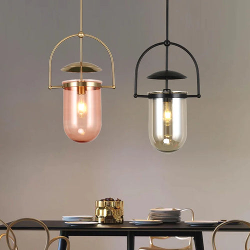 Minimalist glass pendant light for modern spaces