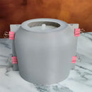 Silicone mould for concrete flower pot