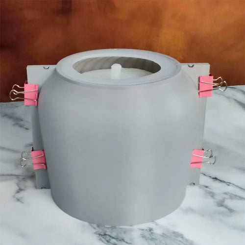 Silicone mould for concrete flower pot - vue 4 sur 13