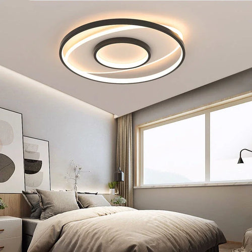 Modern LED ceiling light for contemporary interior decor