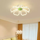 Modern flower-shaped ceiling light for romantic decor