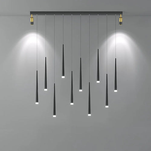 Modern energy-saving chandelier for a warm atmosphere
