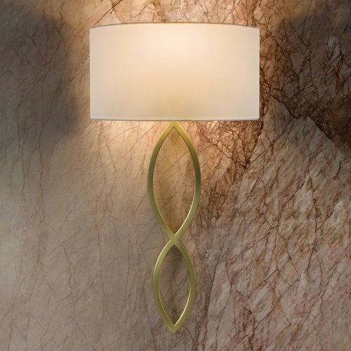 Modern fabric wall light for indoor decorative lighting - vue 9 sur 9