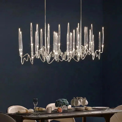 Elegant crystal designer wall light for interiors - vue 4 sur 22