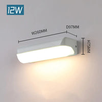 Simple outdoor wall light IP65 waterproof for garden, courtyard, balcony and corridor 85–265V