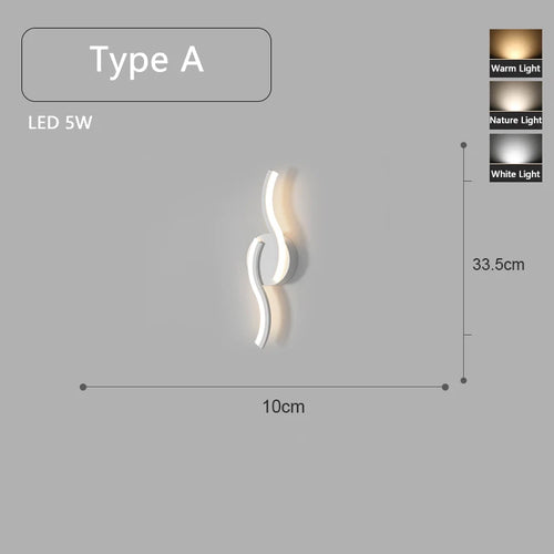 Minimalist surface mounted LED wall light - vue 12 sur 16