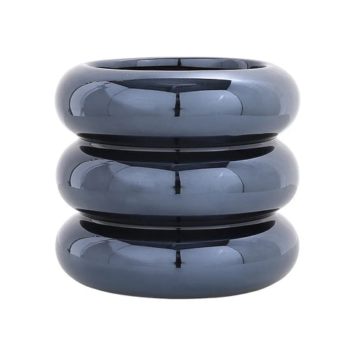 geometric ceramic flower pots for garden decoration - vue 15 sur 15