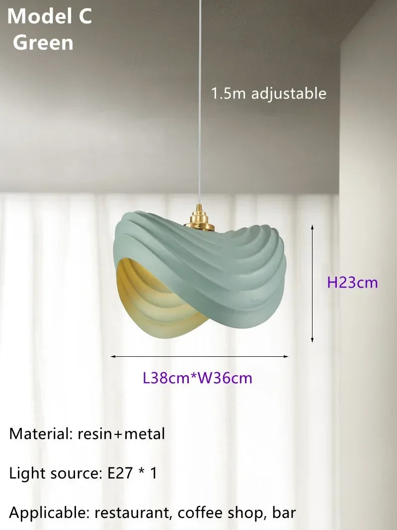 Modern Nordic designer art pendant for interior decoration - vue 13 sur 18