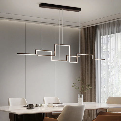 Modern artistic LED pendant light for interiors - vue 2 sur 9
