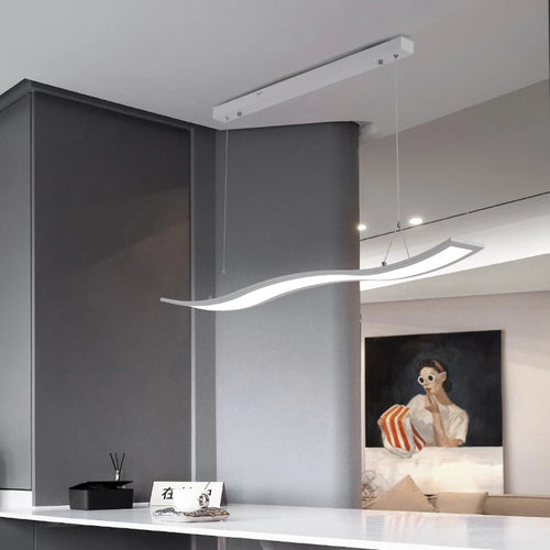 Nordic LED pendant light for kitchens and modern interiors - vue 4 sur 12