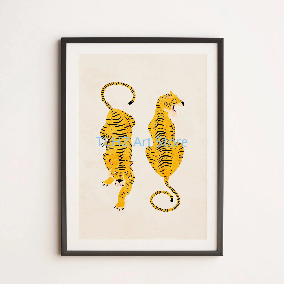 Canvas posters and prints with floral and dog quotes