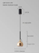 Modern adjustable magnetic bedside lamp