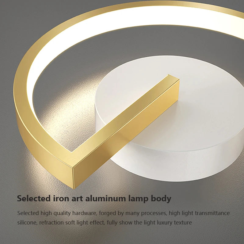 Modern minimalist wall light elegant and refined decorative lighting - vue 6 sur 12