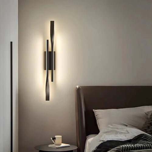 Modern minimalist LED indoor wall light - vue 3 sur 9