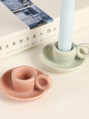 Nordic ceramic candle holder for elegant home décor