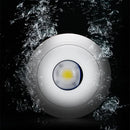 Waterproof anti-glare LED spotlight for outdoor and indoor use