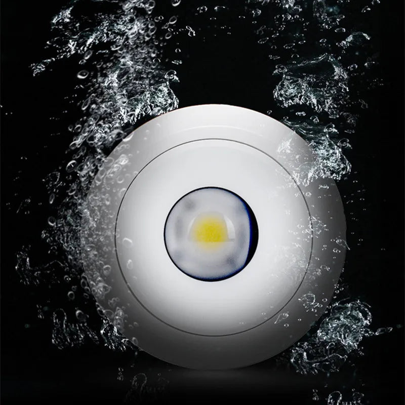 Waterproof anti-glare LED spotlight for outdoor and indoor use - vue 5 sur 5